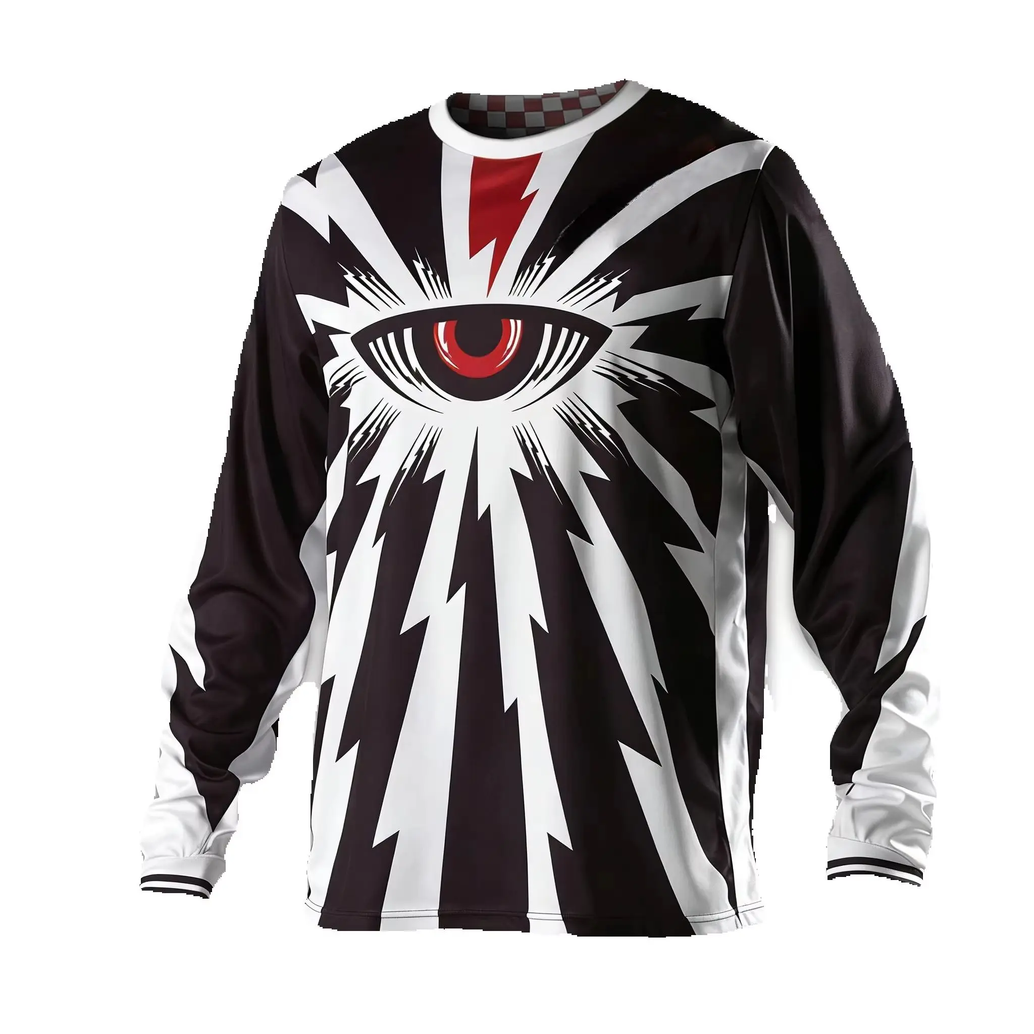 Kid TShirt Women Tee Boys Top Adults Children Parent Child Quick dry Men long sleeve T shirt Big Eyed Off-road Motorcycle Top