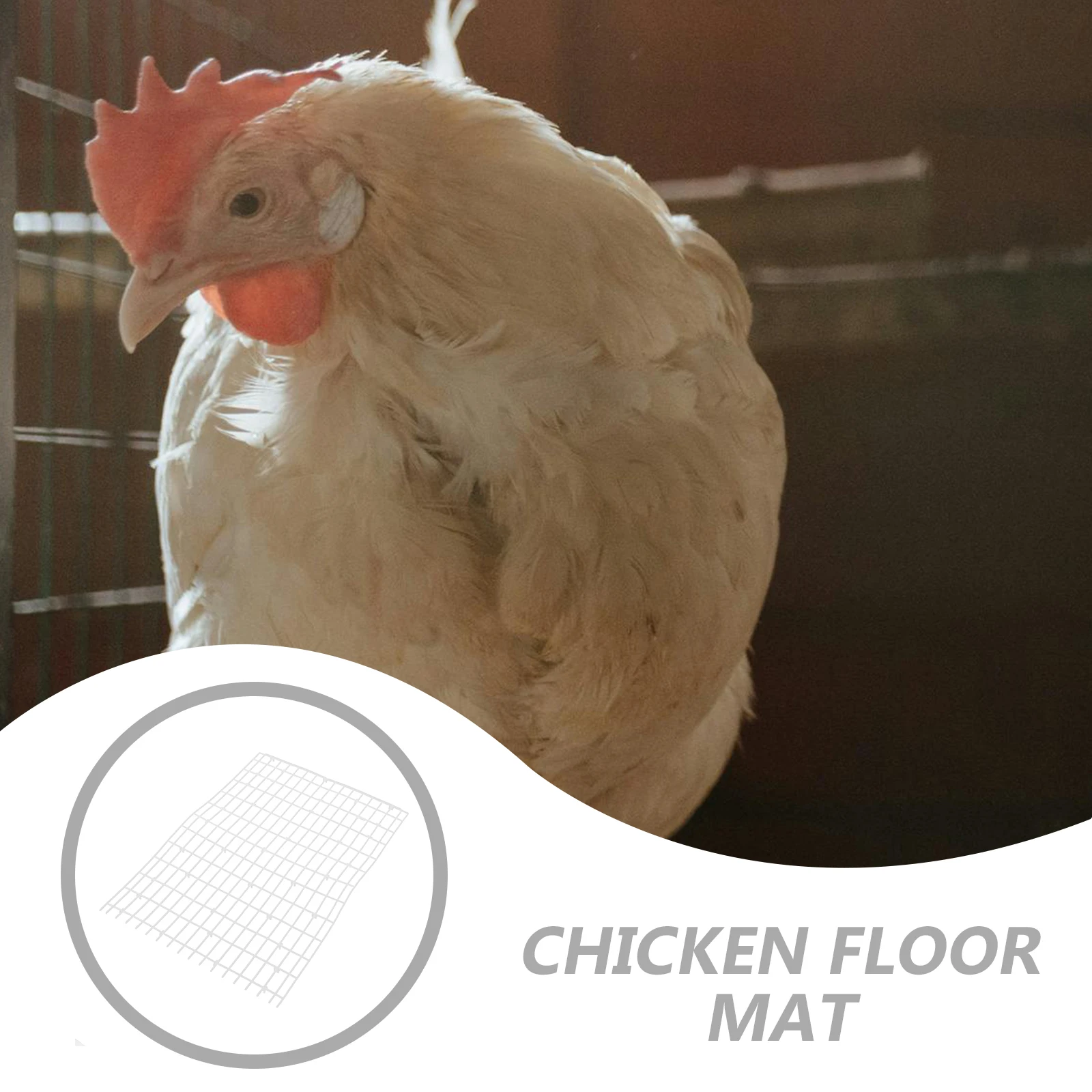 

Chicken Nesting Mat Plastic Cage Mat Hollow Design Non-Slip Floor Pad Suitable for Poultry Duck Goose Small Animals