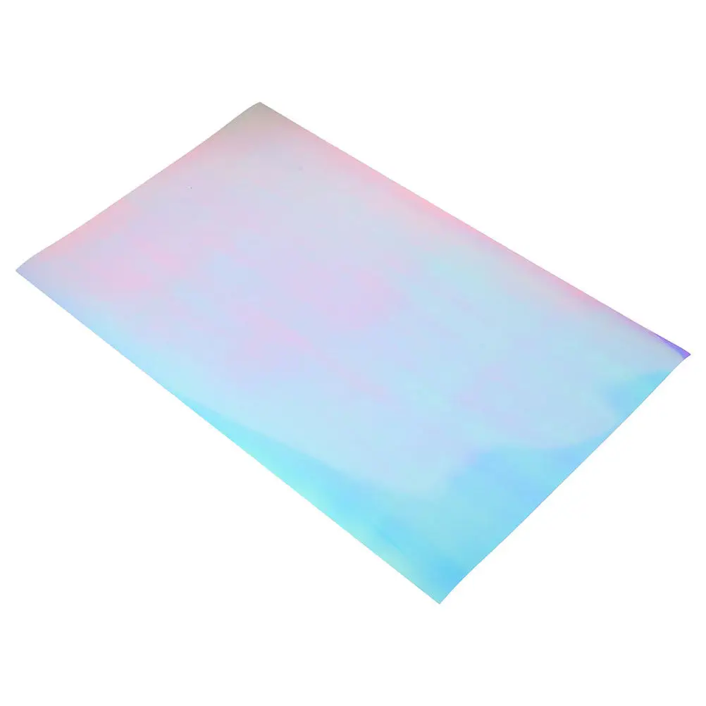 Vinilo de Transferencia Holográfico HTV para Camisetas, Bolsas, Manualidades, DIY, Vinilo Termoadhesivo Holográfico que Brilla en la Oscuridad