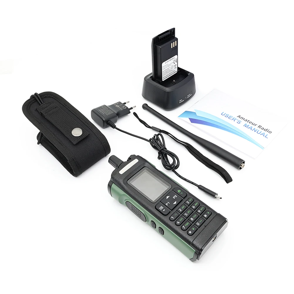 야외 등산 워키 토키 2500mAh 핸드 헬드 디지털 워키 토키 에어 밴드 자체 운전 낚시를위한 양방향 라디오