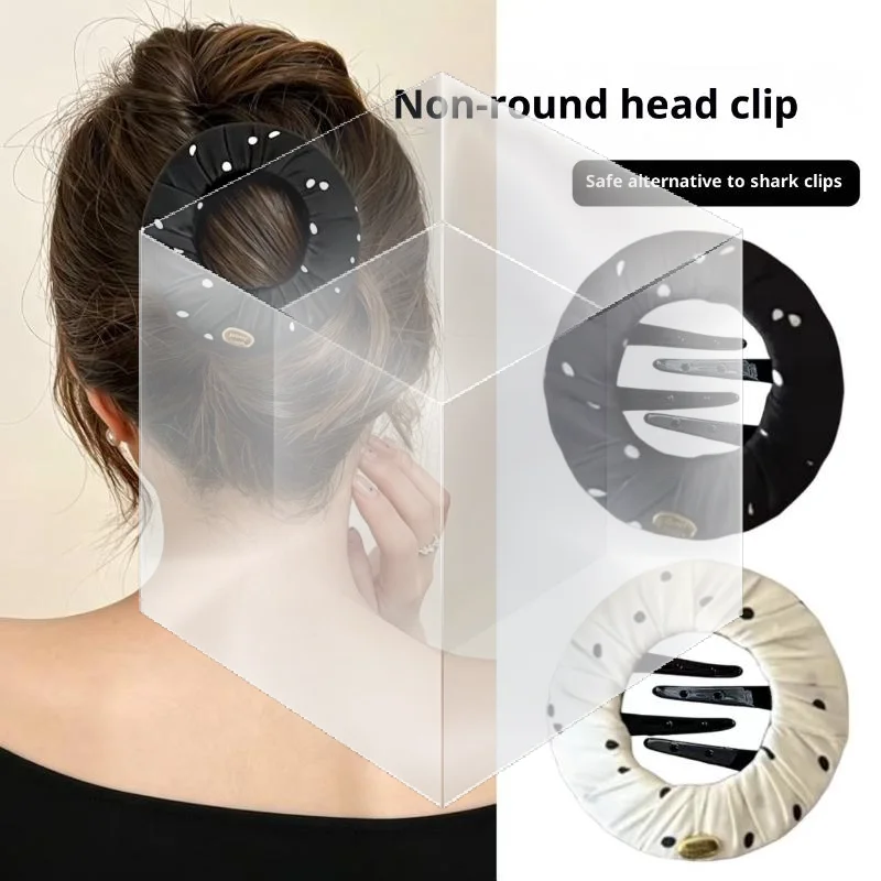 Versatile Flat Pancake Hair Claw Clip Secure Non-Slip Hold for Sports and Casual Wear