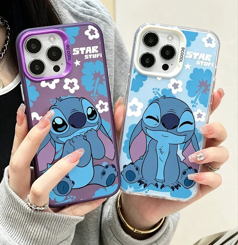 Cartoon Cute StitchS Phone Case for Samsung Galaxy A37 A57 A17 A07 A16 A06 A35 A55 A25 A15 A56 A54 A36 A34 A24 A26 4G 5G Cover