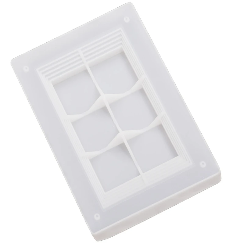 HX6F Picture Frames Moulds Silicone Molds Resin Art Molds Suitable for Crafting