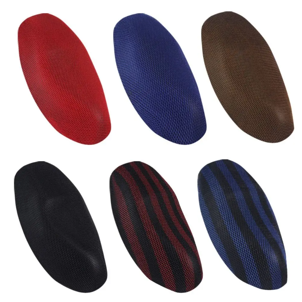 Breatheable Cushion Seat Cover Portable Heat Cool 3D Honeycomb Mesh Cover Motorcycle Vehicle Sun Protection Moto Seat Cover