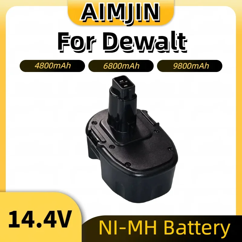 

4800mAh/6800mAh/9800mAh 14.4V Ni-MH Battery For Dewalt DW9091 DW9094 DC9091 DE9091 DE9092 DC613ka DC614ka DC615ka DC612 ka