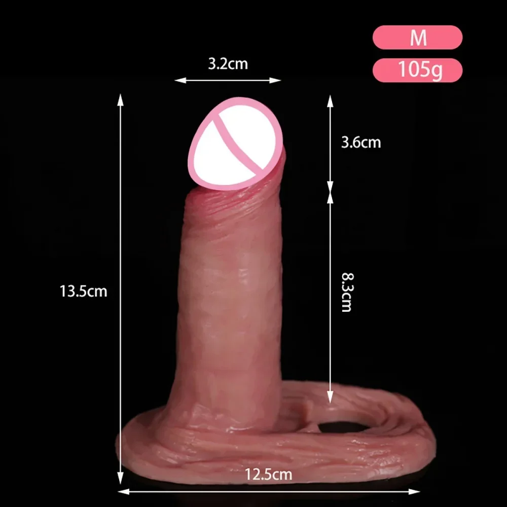 Realistic Reusable Silicone Penis Sleeve for Men