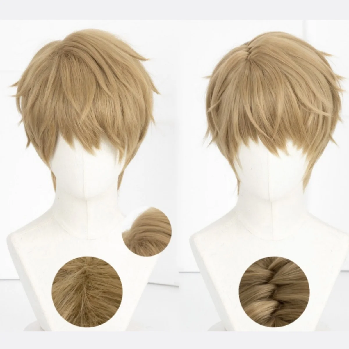 

ND Xavier Game Love and Deepspace Cosplay Dark Brown Hair Wigs Heat Resistant Synthetic for Game Comic Costume Theme Party