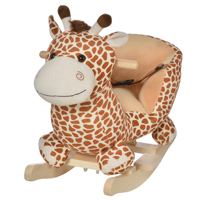 Homcom Baby Rocking Horse +18 Months 32 Songs Safety Belt