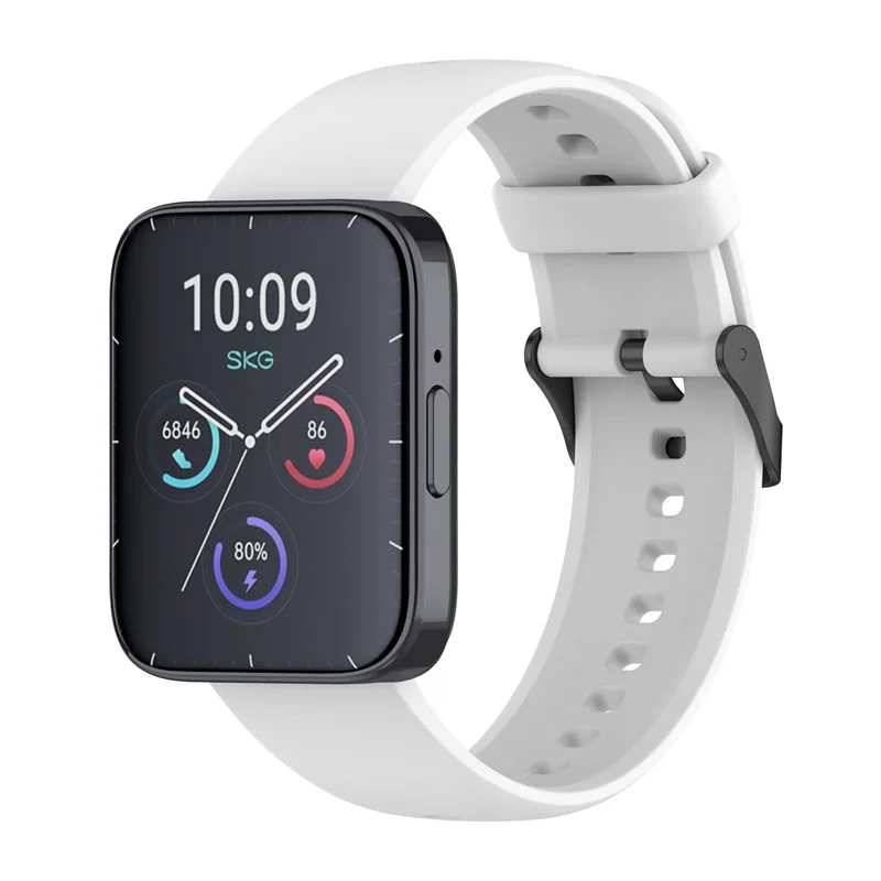 22mm Sport Silikon Strap Für SKG V9 Pro Armband Armband Für Amazfit Bip5 Unity Smart Armband Ersatz Zubehör