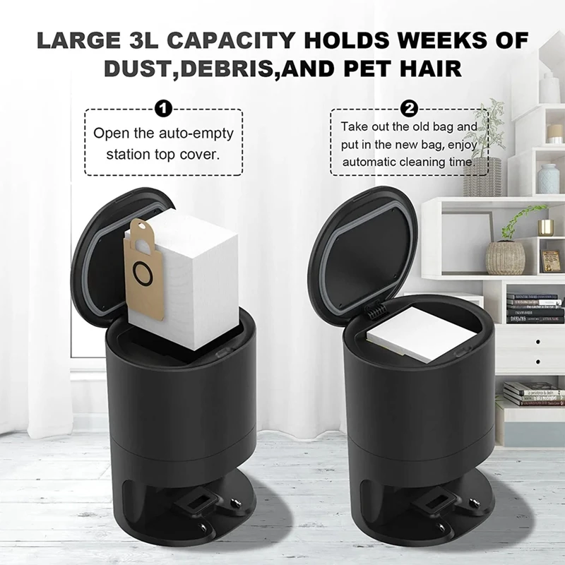 كيس غبار لـ Proscenic M7 Pro M7 Max M8 Pro ، Kyvol ، Cybovac S31 ، Uoni V980 Plus Q6 ، ملحقات فراغ الروبوت ، الترويج