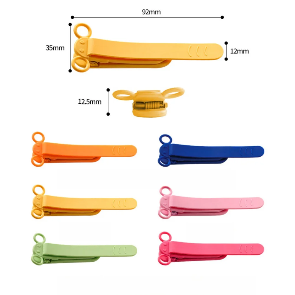 New Silicone Bookmark Clip Cute Elephant Automatically Follows Notebook Page Divider with Pen Holder Page Flipping for School
