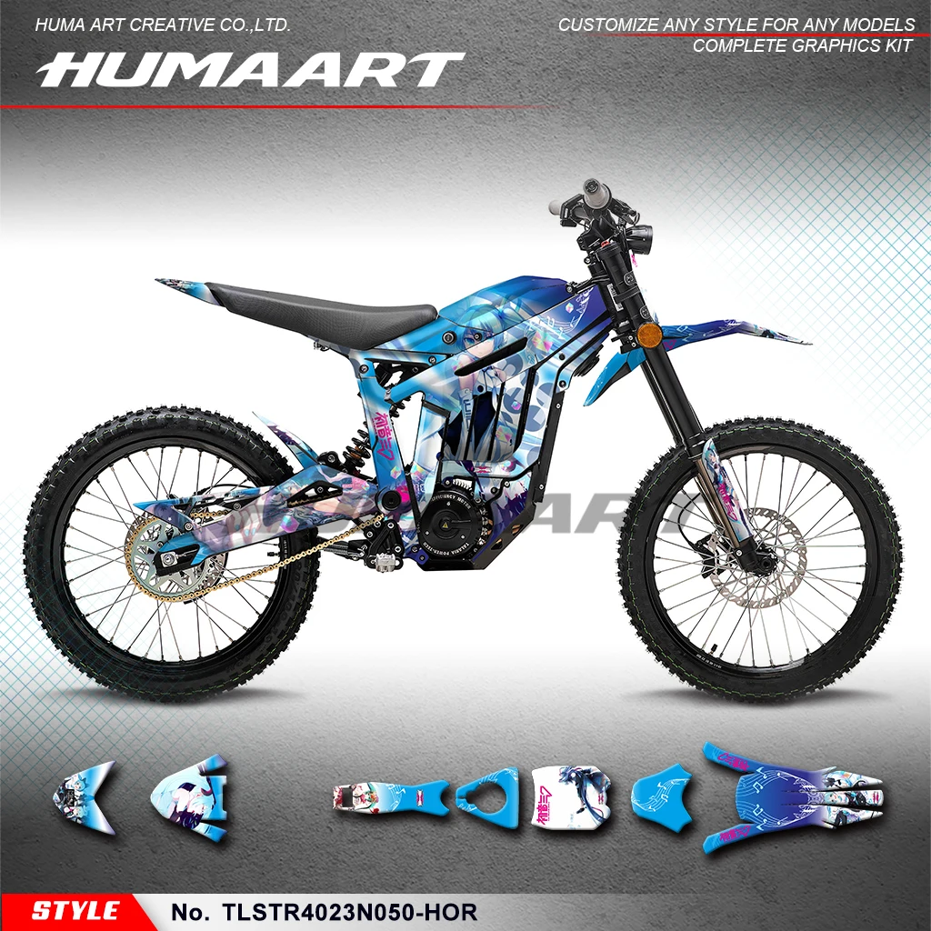 

HUMAART Adhesive Sticker Glossy Laminate Kit for TALARIA Sting L1E / SX3 with Headlight,Fastace Fork