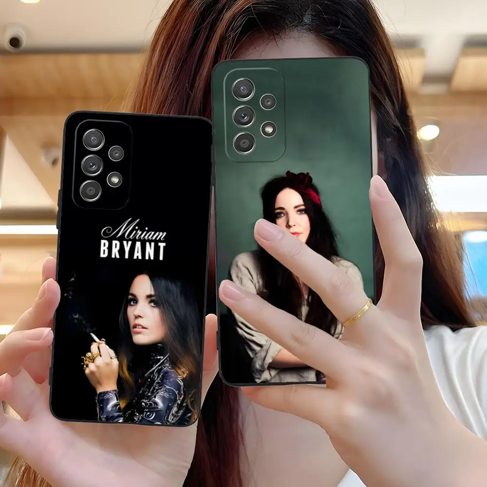 Miriam Bryant Mobile Phone Case for Samsung Galaxy M55 54 42 35 34 33 32 23 22 15 14 13 12 F55 5G Colorful Cover Luxury Pretty