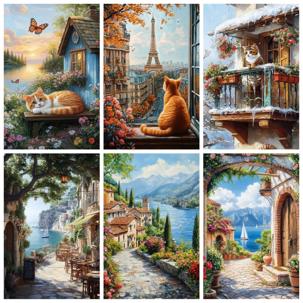 

500 Pieces Jigsaw Puzzle Landscape Jigsaw Puzzle Educational Toy for Kids Children 's Games Christmas Gift