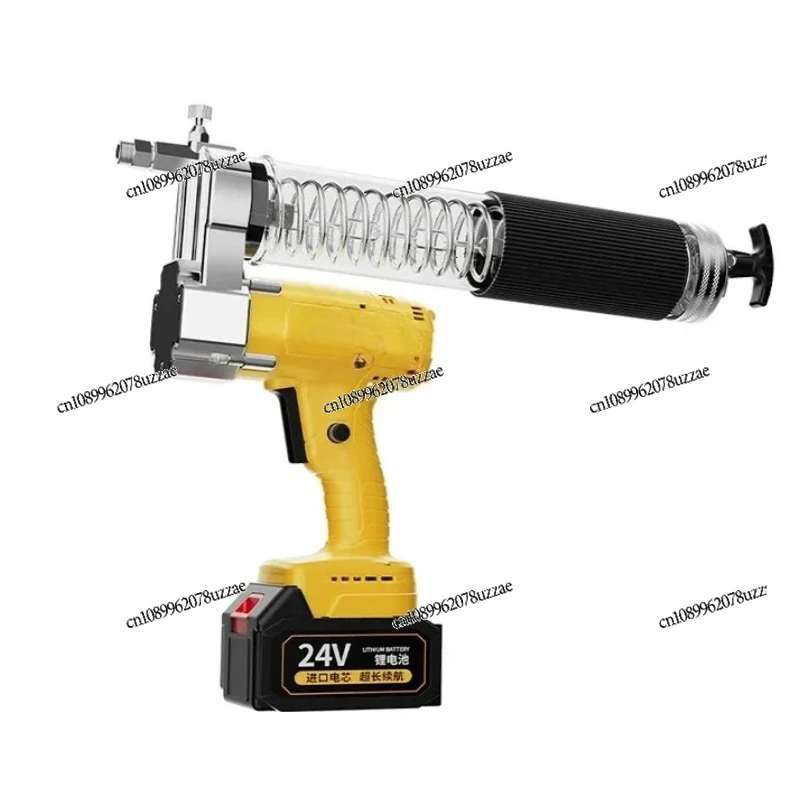 Electric Grease Gu 24V Fully Automatic Lithium Battery Spray Gu High Pressure Excavator Lubricating Oil Refueling Tool