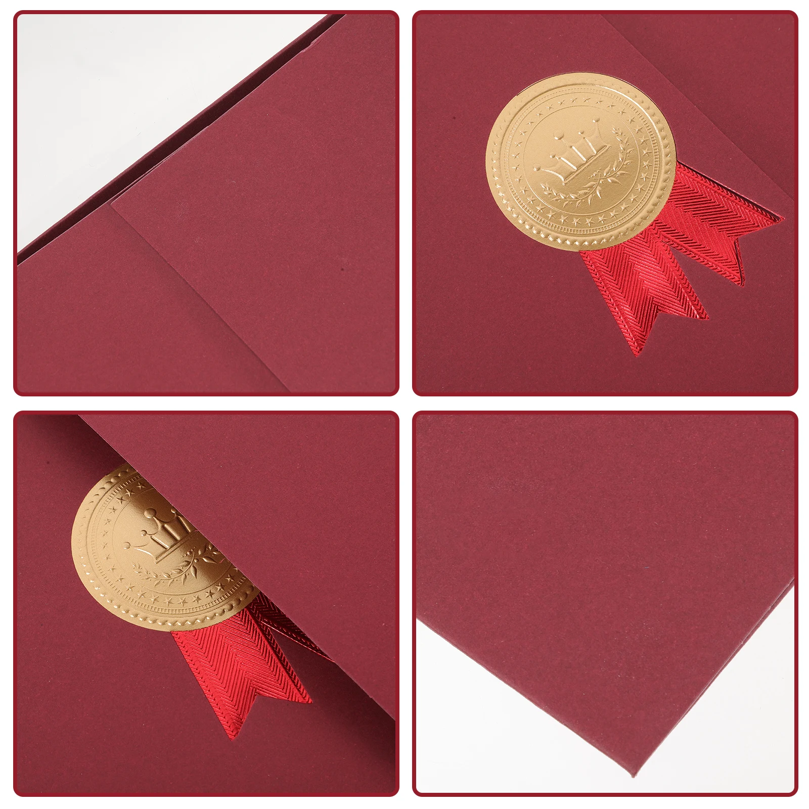

3pcs Certificate Cover Paper Document Holder Envelope Protective Foldable Diploma Holders Storage Office Home Decor File Folder
