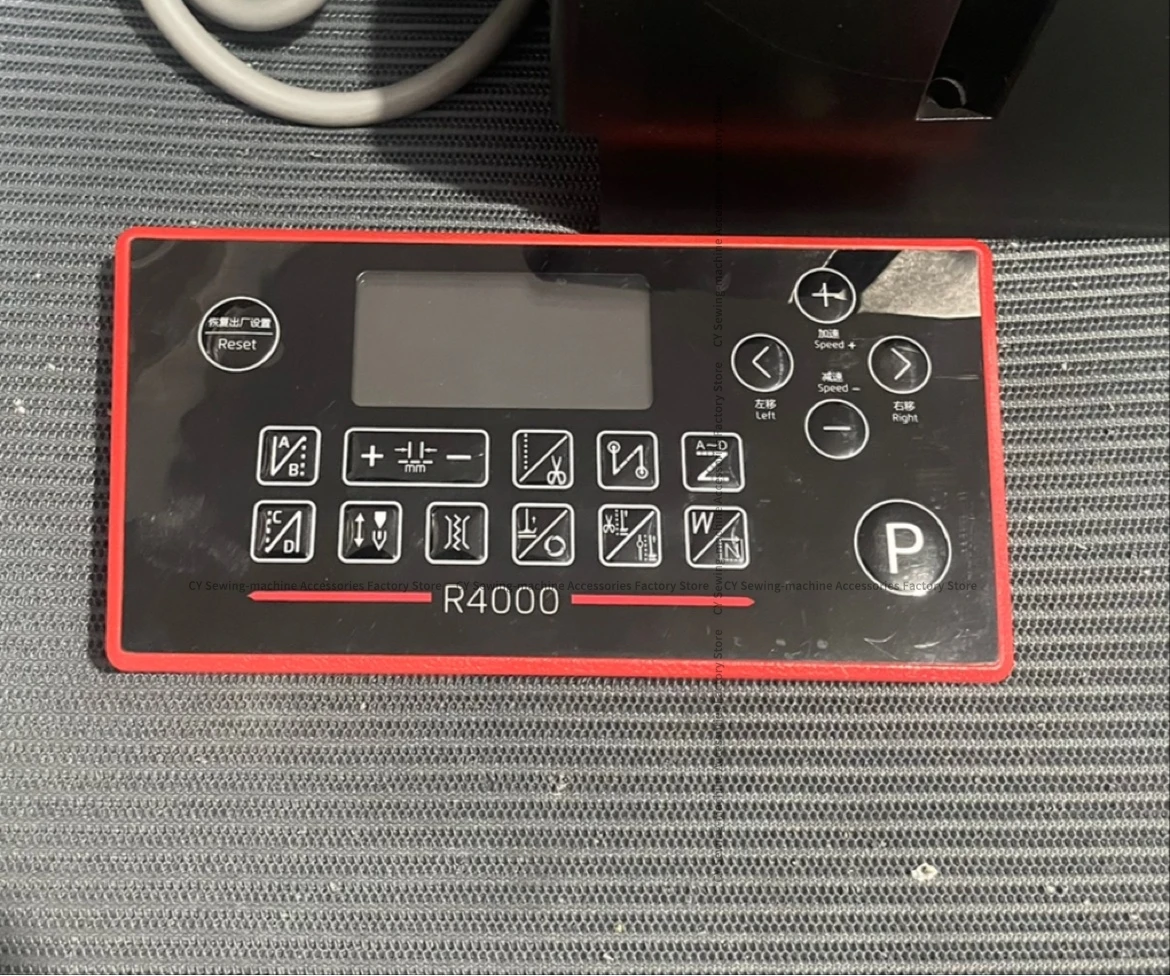 Bruce R4000 Electric Control Box Monitor Control Panel Original Stepper Computer Flat Lockstitch Sewing Machine Operation Panel