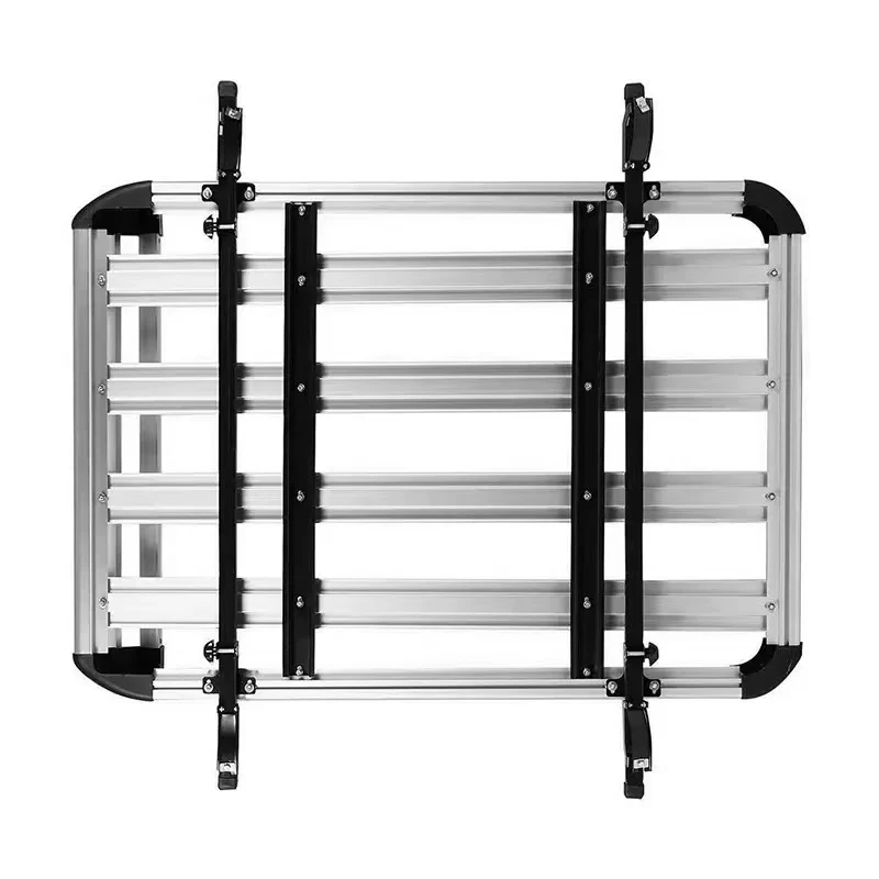 

STLF Dual-Layer 140*100cm Aluminum Alloy Car Roof Rack for SUV Cargo Truck Hanging Basket Durable Double-Layer Roof Luggage Rack