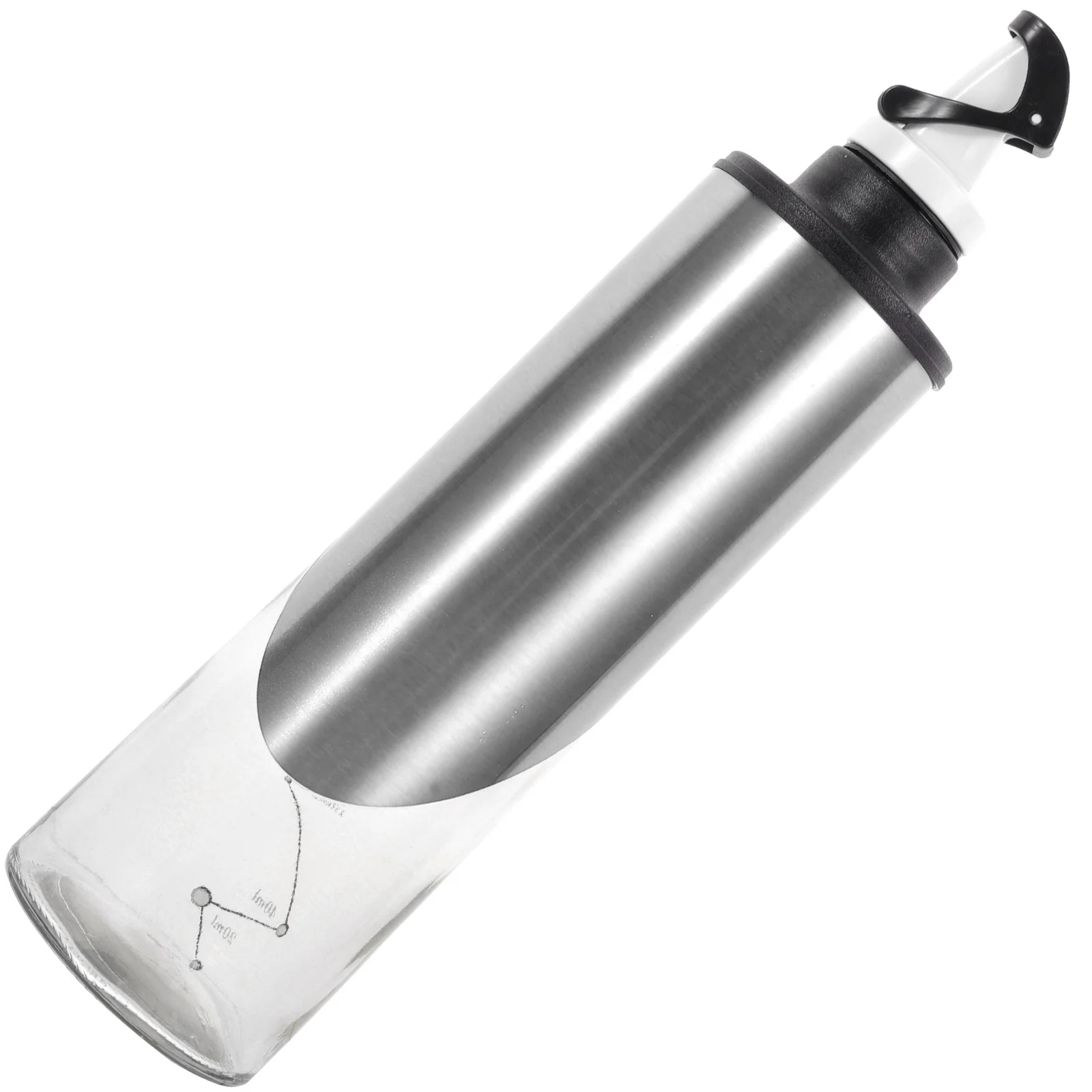 

Stainless Steel Oil Dispenser Non-Drip Seasoning Bottle for Kitchen Household Cooking Olive Oil Vinegar Soy Sauce