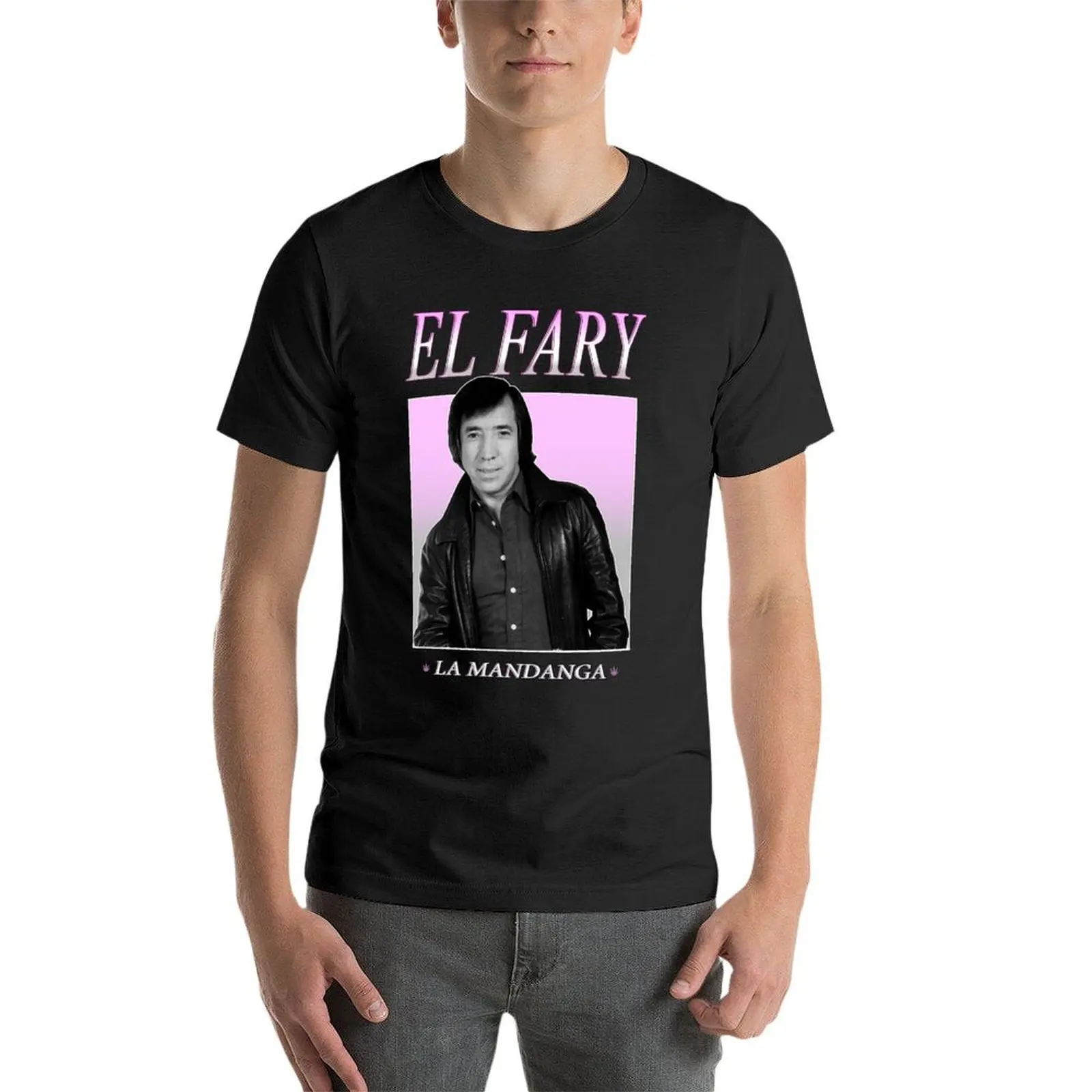 T-shirt Retro El Fary (La Mandanga) szybkoschnąca estetyczna odzież ubrania anime zwykła męska koszulka