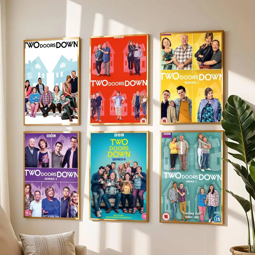 tv series T-Two Doors Down-N Poster Modern Wall Decal for Living Room Cafe Office Bar and Bedroom