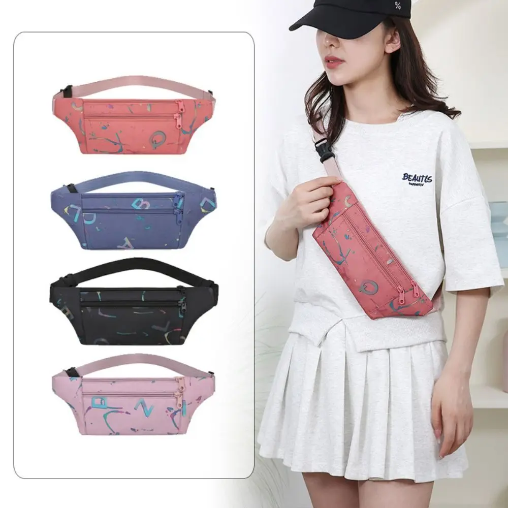 

Fashion Large Capacity Women's Casual Waist Bag Lightweight Wear-Resistant Fanny Pack Adjustable Crossbody Bag Travel