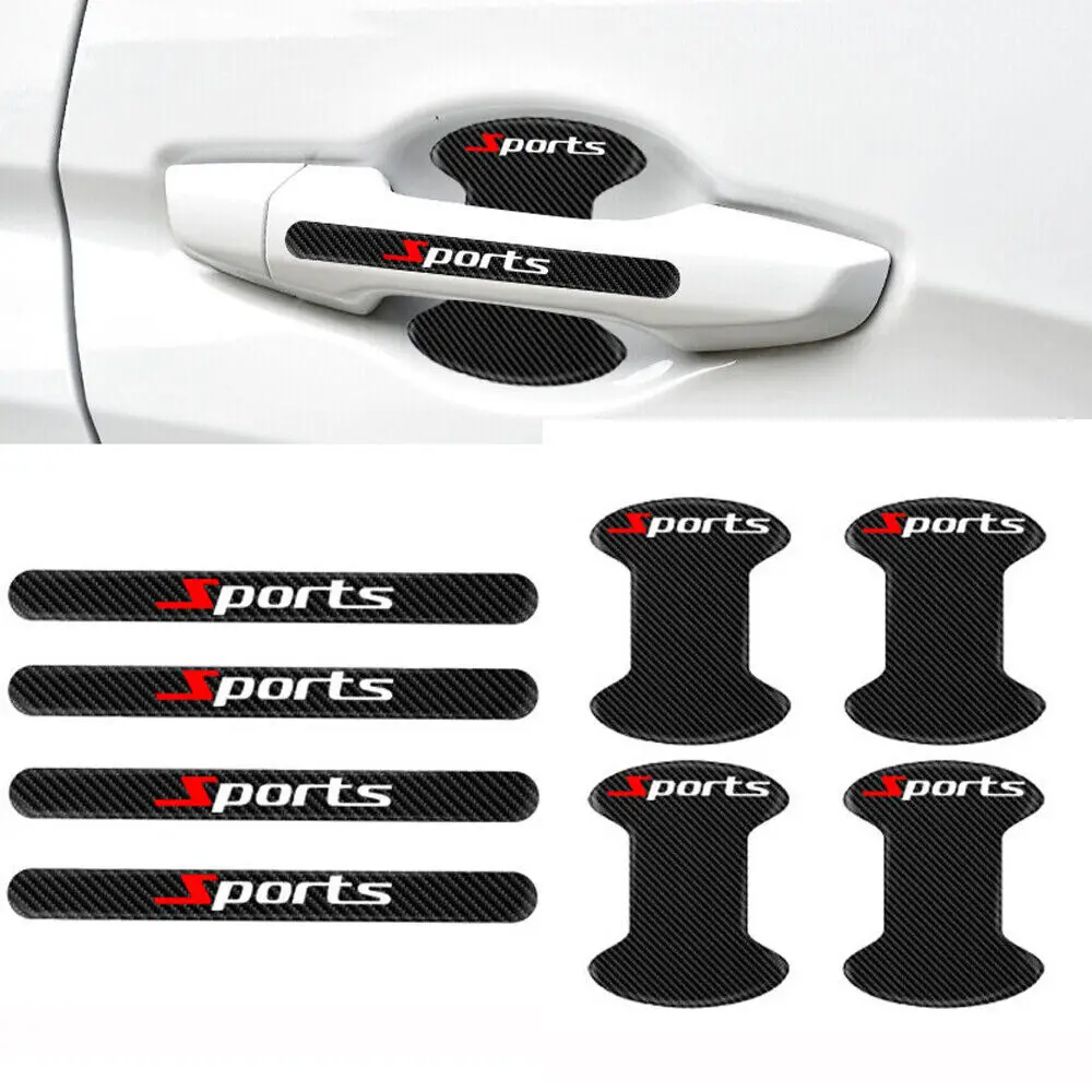 

8pcs SPORT Emblem Door Wrist Protect Car Door Handle Anti-scratch Sticker Decal