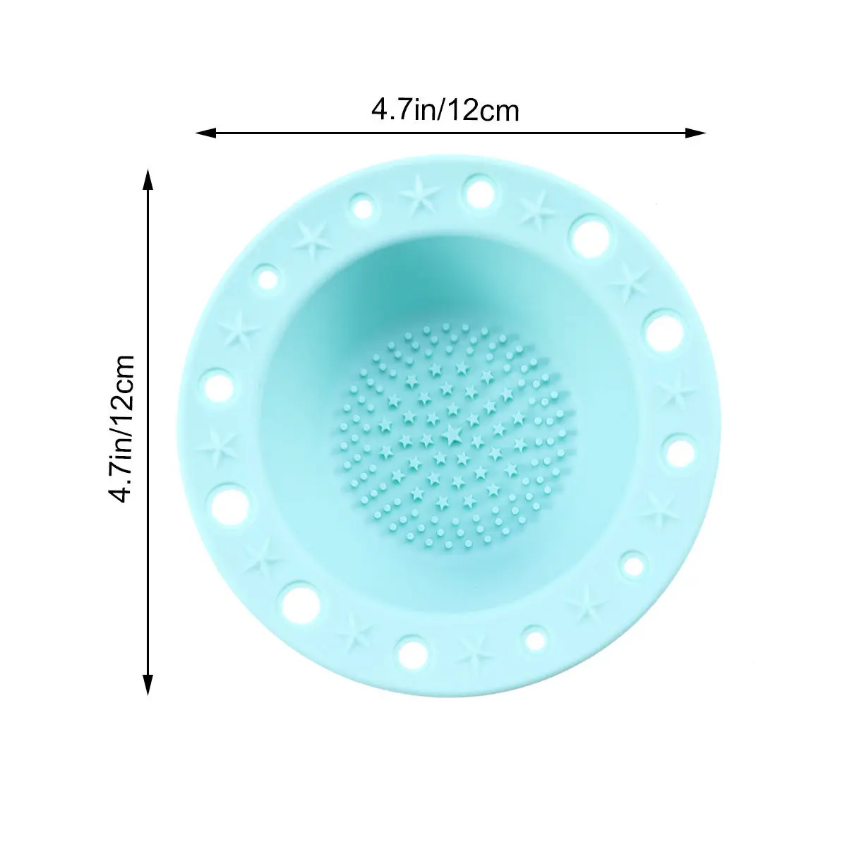1Pcs Silicone Brush Cleaner Mat High Quality Makeup Brush Cleaning Pad Star Texture Groove Design Easy Carry Cosmetics Tool