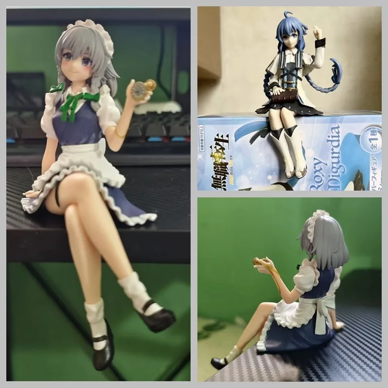 Figura Furyu Roxy Migurdia Noodle Stopper de Mushoku Tensei, Modelo de Personaje de Anime en Caja, Decoración de Escritorio Coleccionable para Fans del Anime