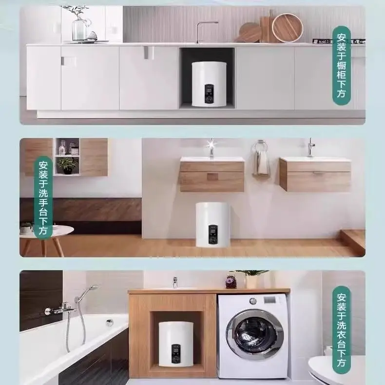 2000W Electric Water Heater High Efficiency Hot Water Boiler 20L Large Capacity Tank Water Heater 220V