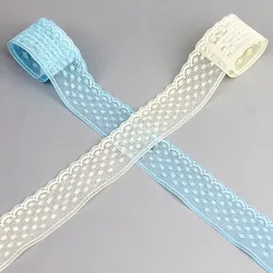 (10 yards/roll) 30 millimetri puntini tessuto di pizzo Nastri E Fettucce Decorazione Amore regalo Materiale di imballaggio rotoli
