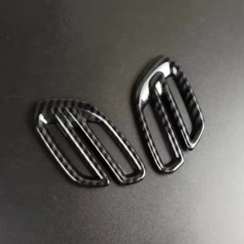 For Denza D9 Carbon Fiber Style Interior Trim, Gear Shift, Window Switch, Armrest & Steering Wheel Anti-Scratch Decor Parts