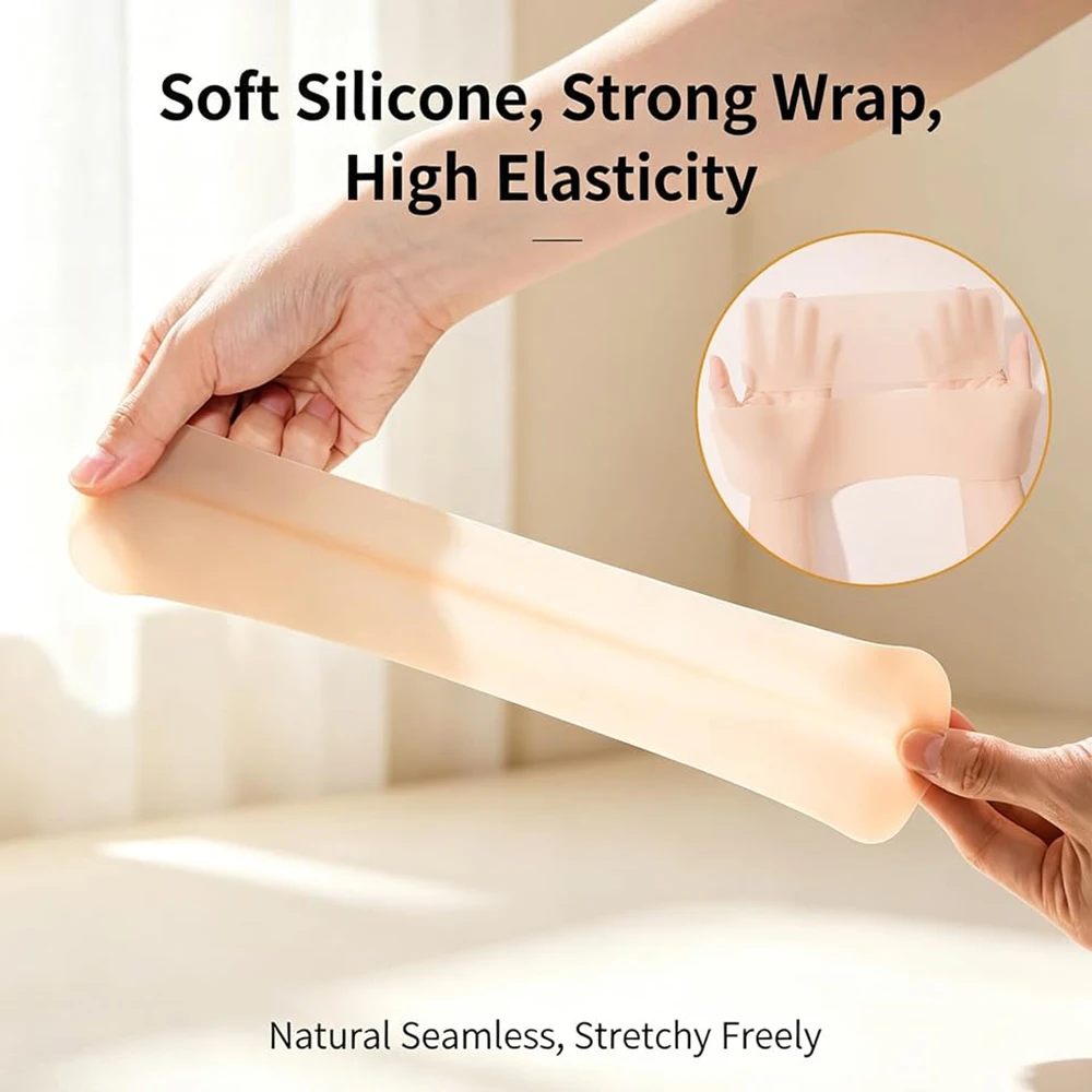 6Pcs Precut Silicone Boob Tape Reusable Breast Lift Body Strips Invisible Push Up Sticky Bra Tape Braless Lift Chest Stickers