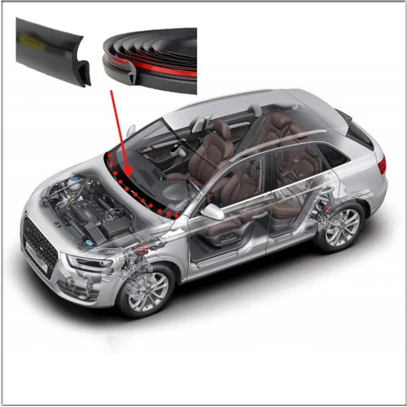 1.7 متر ممسحة السيارة لوحة القيادة ختم الشريط لنيسان Teana X-Trail قاشقاي ليفينا تيدا صني مارس مورانو جينيس جوك #4