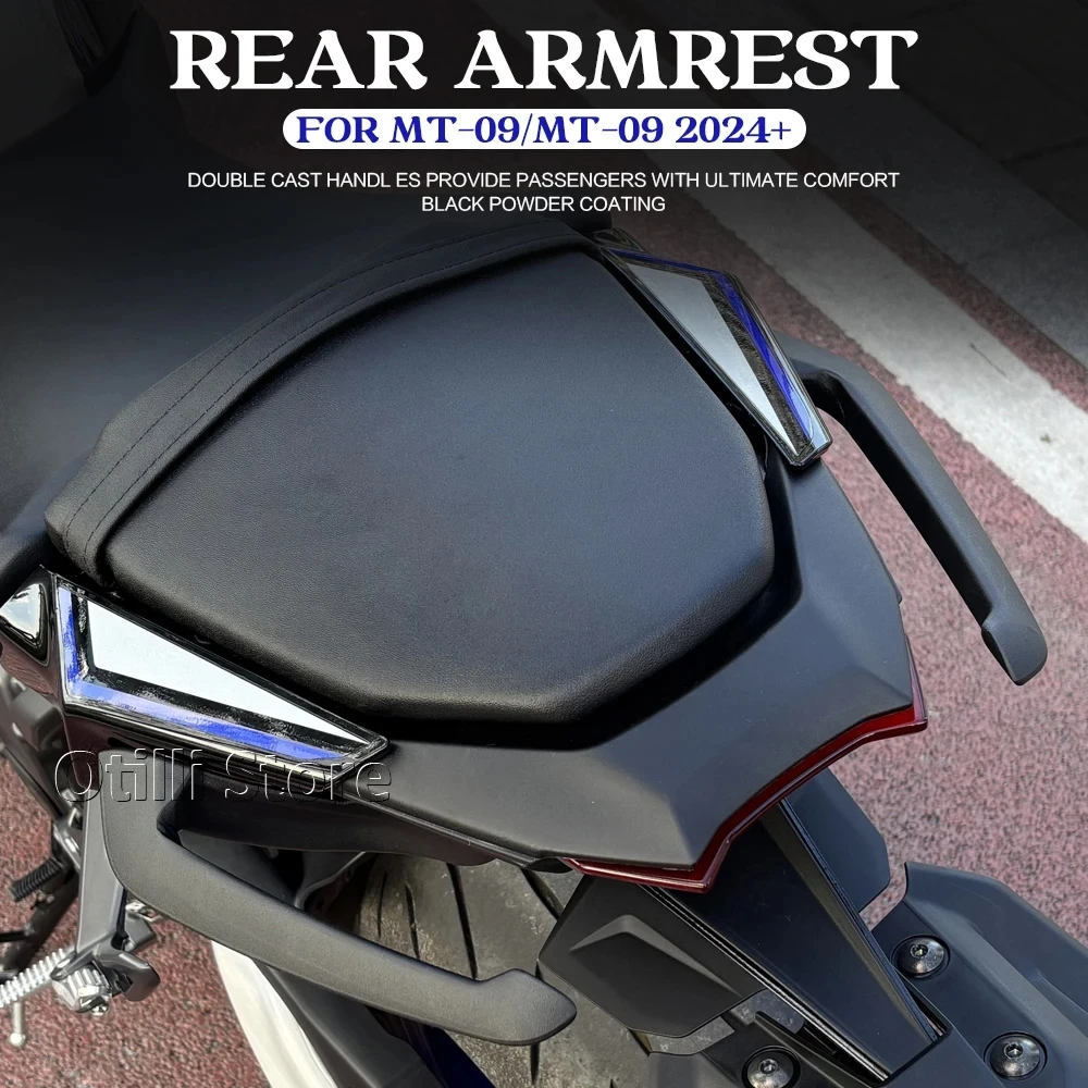 Für YAMAHA MT09 SP MT09 2024 2025 2026 Motorrad Aluminium Rückenlehnen-Kit Soziusgriff Armlehnen Zubehör