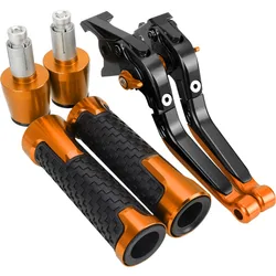 For KTM DUKE 125 200 250 390 DUKE 2013 - 2017 2018 2019 2020 2021 2022 2023 2024 Brake Clutch Levers Handlebar Handle Grips Ends