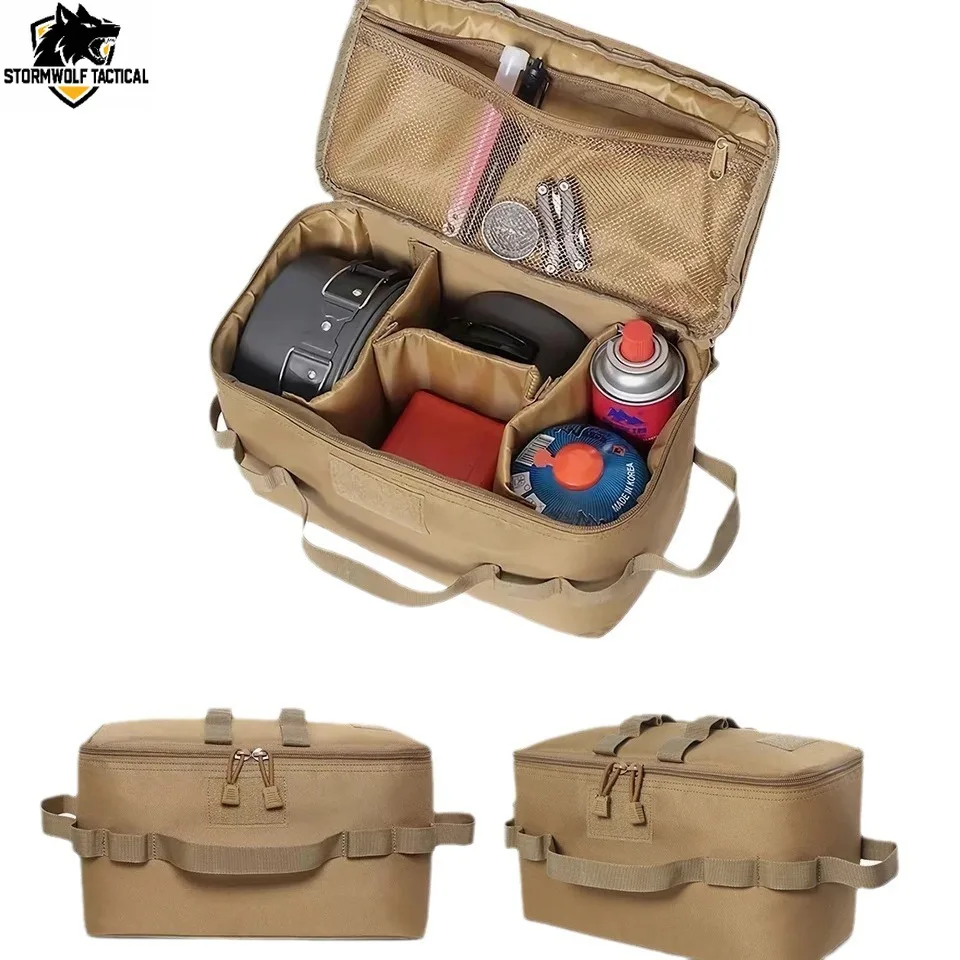 Padded Camping Stove Carry Bag Multifunction Picnic Gear Organizer for Outdoor Cooking Camping Travel and Storage