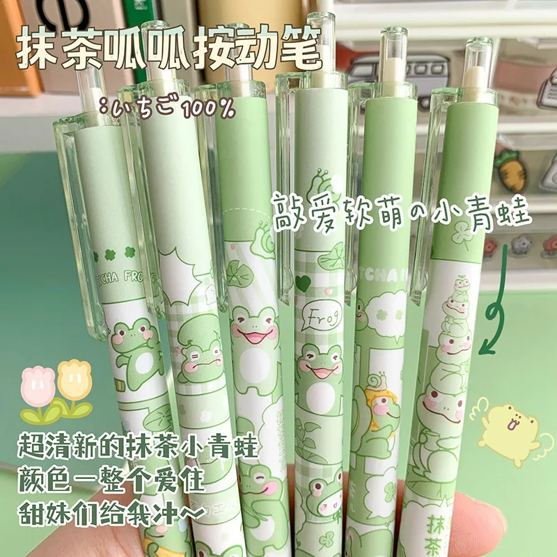 

6pcs Japanese Stationery Cute Pens Stationary Pens Back To School Korean Stationery Cute Things Pens Kawaii Pen