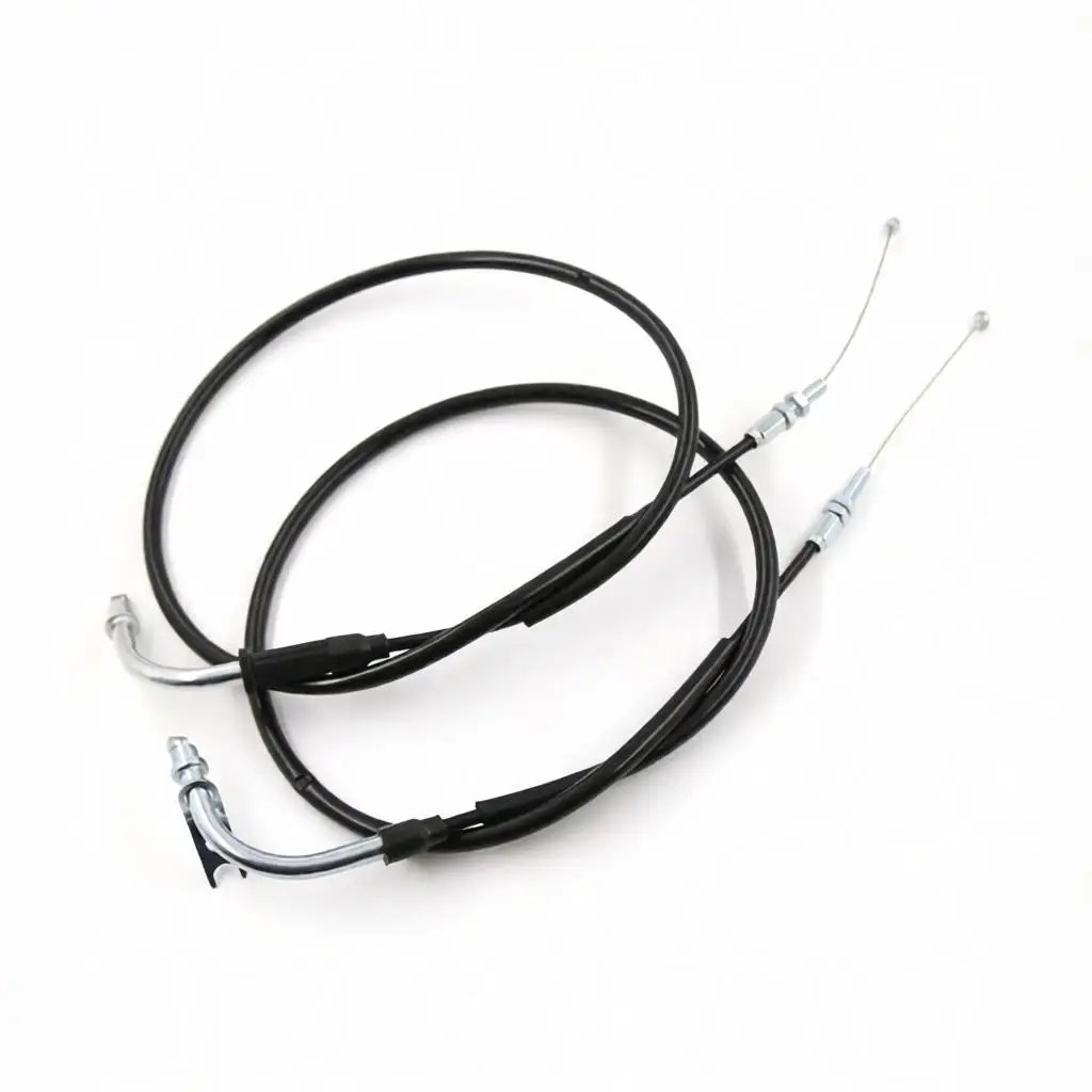 Motorcycle Accessories Pull & Return Throttle  Cable Wires For Suzuki LIXIL GW250 GW250S GW250F 2014-2017 DL250 GSX250R