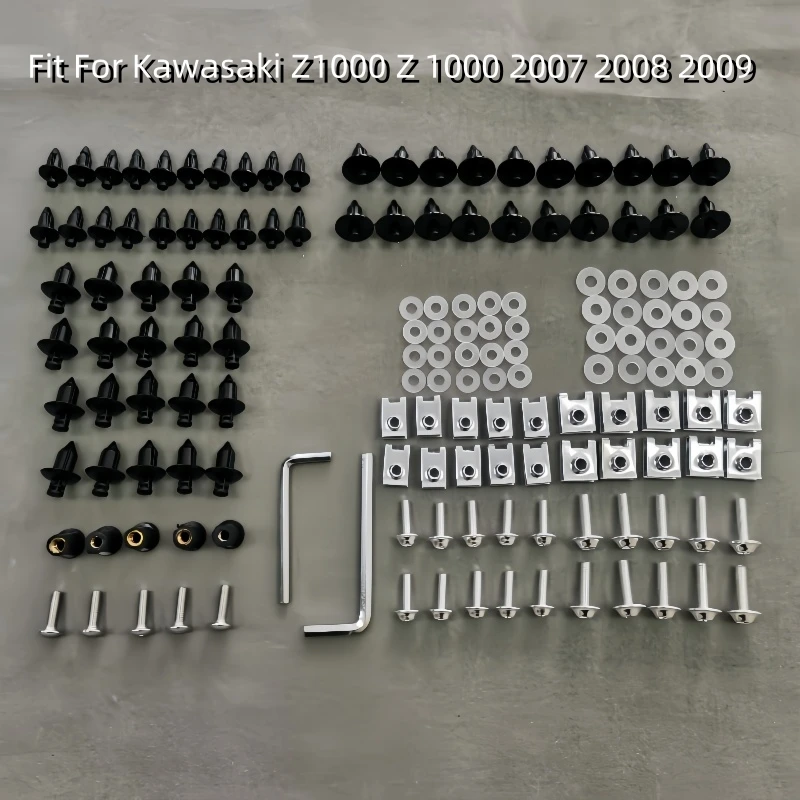 

Fairing Bodywork kit Bolts Screws Fit For Kawasaki Z1000 Z 1000 2007 2008 2009