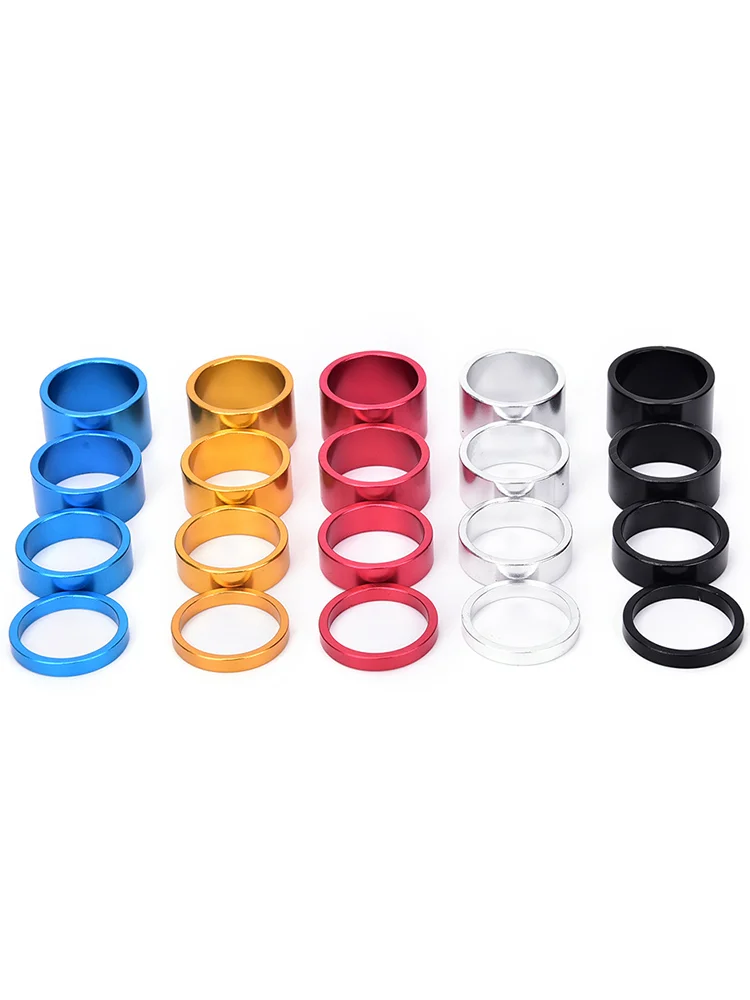 [NM]4Pcs Bicycle Headset Spacer Road Bike Headset Washer Front Stem Fork Spacer[NM]