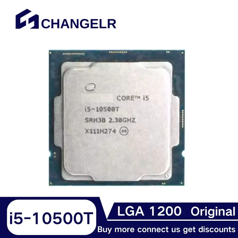 

Процессор Core i5-10500T SRH3B 6 ядер 12 потоков LGA1200 i5 ЦП 14 нм 3,8 ГГц 12 МБ L3 LGA1200