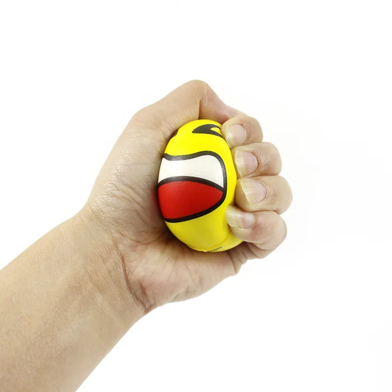 6cm Langsam Aufsteigender Emoji-Stressball, Weicher PU-Schaum Quetschball, Angstlösendes Fidget-Spielzeug für Kinder & Erwachsene, Geburtstagsgeschenk – Detail 6