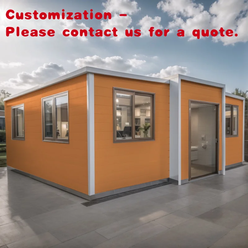 

на заказ. Красочная контейнерная комната, складная комната с двойным крылом, 20 футов, 40 футов, расширяемый сборный контейнерный дом