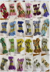 CXC Threads Two labels rose to me 10 pieces/color cross stitch threads cross stitch embroidery thread Custom threads colors 01