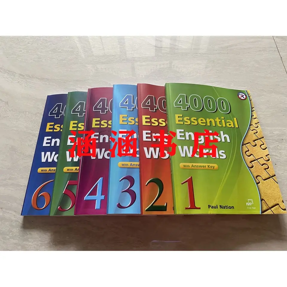 4000 ESSENTIAL ENGLISH WORDS 6冊 maiyapen 4000 Essential English Words, Book 6: Paul Nation, Fidel Cruz
