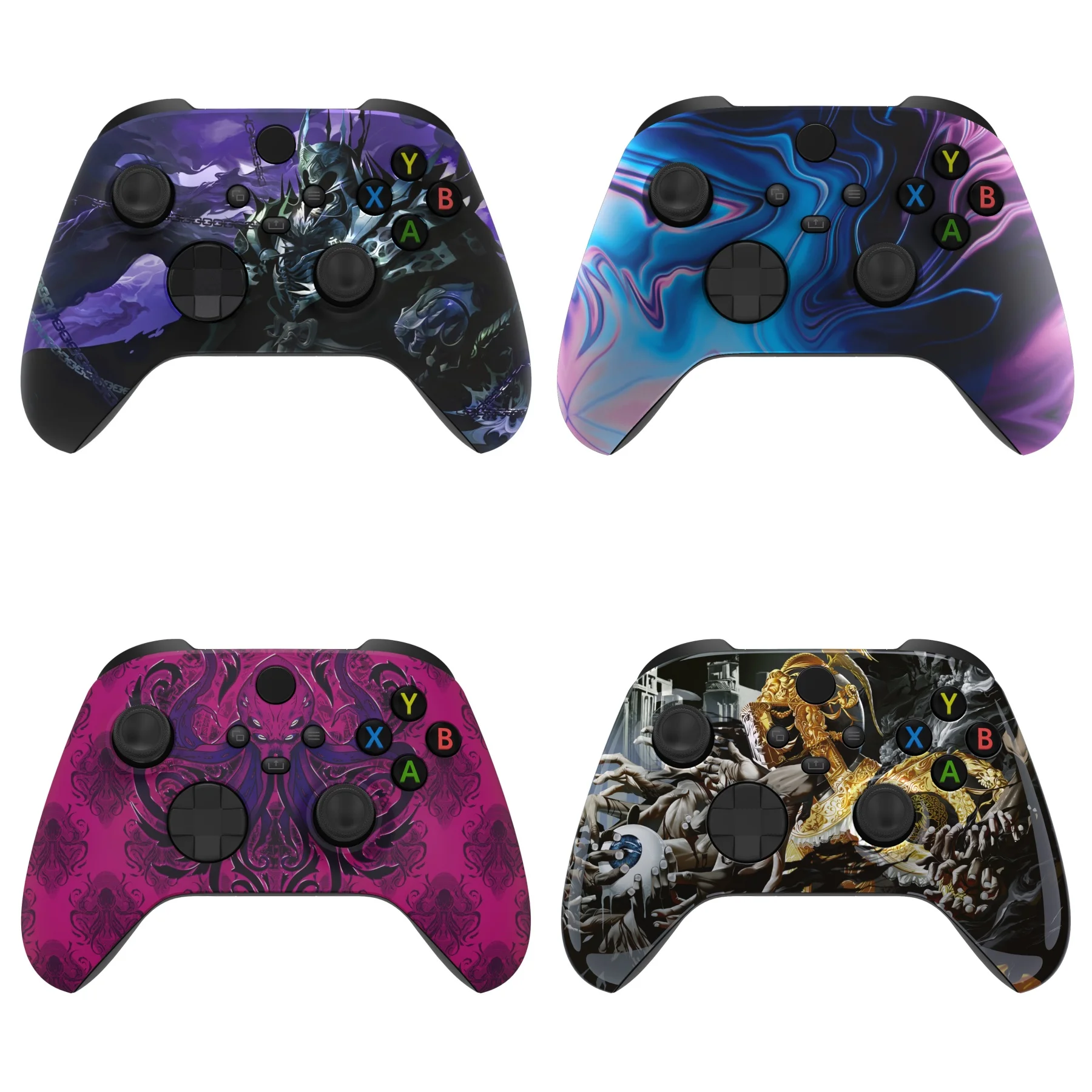 

eXtremeRate Soft Touch Grip Front Housing Shell Case Part Faceplate for Xbox Series X/S (Xbox Core) Controller - Mythic Series