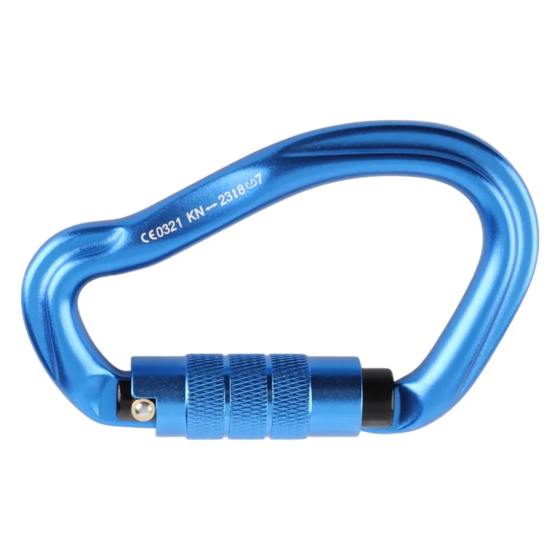KN 2318 7 Outdoor Climbing Carabiner Key Chain Clip Keyring Snap Hook Automatic Buckle For Camping Mountaineering