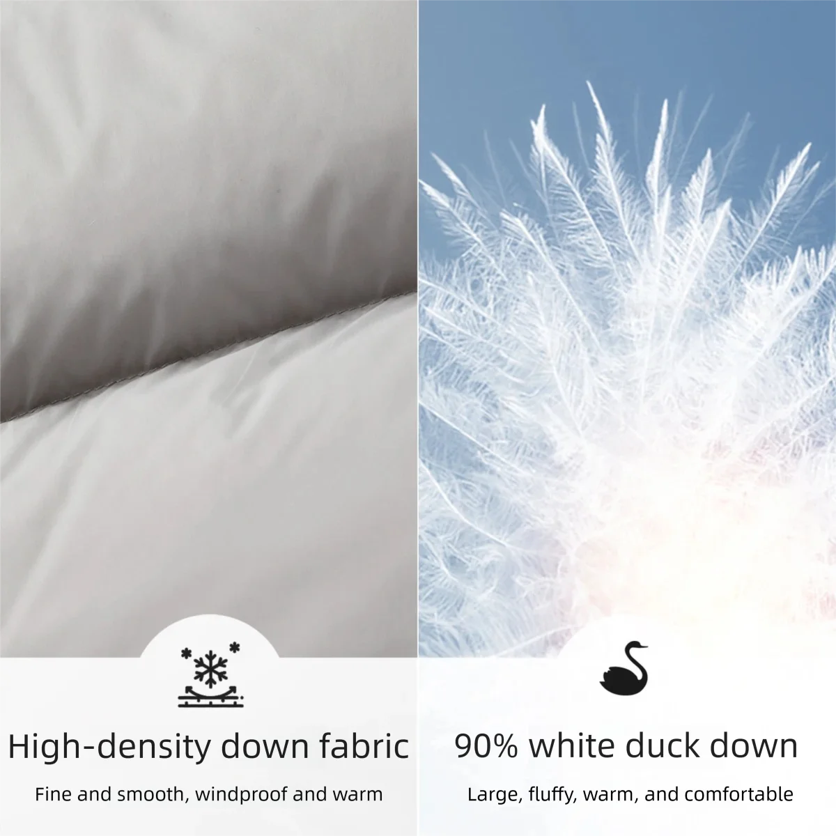 SENTUBILA Women's Winter Down Jackets 2025 Stand-Collar Puffer Down Jacket Lightweight Warm Outerwears Female Clothing W54YC2158