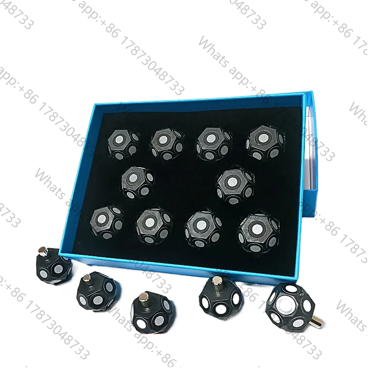 3D Scanning of Spherical Multi-sided Shapes with 3D Scanners, Marking Points, Handheld High-reflective Markers, Target Points, A